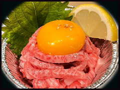 あぶり和牛ユッケ