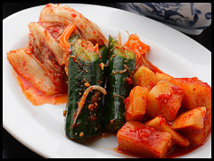 自家製キムチの盛合せ